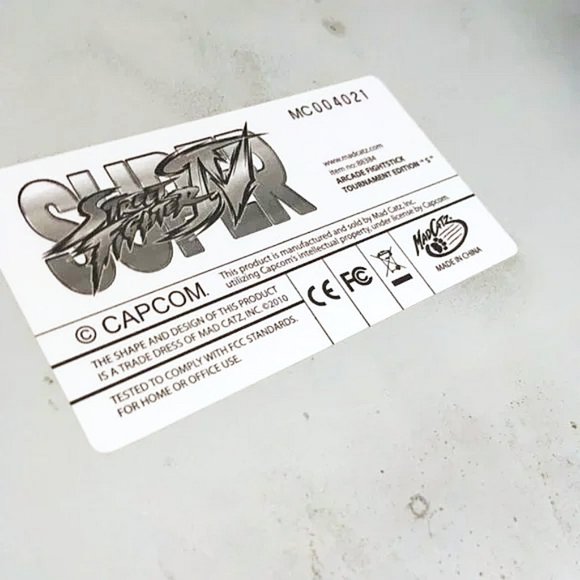 * RARE * MAD CATZ PS3 STREET FIGHTER IV ARCADE FIGHTSTICK TOURNAMENT EDITION S - Picture 9 of 13